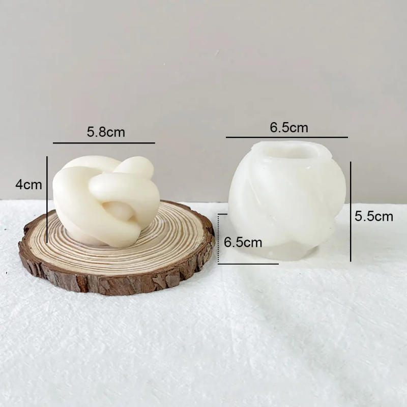 Description Picture 5 of itemFor Fun DIY Wool Ball Knots Scented Candle Silicone Mold Handmade Casting Candle Soap Making Wax Mold Handcraft Home Decoration