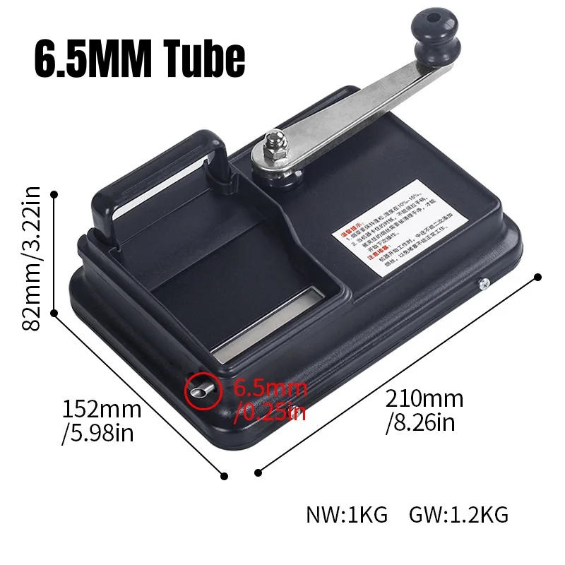 Description Picture 6 of item5.5/6.5/7.8mm Dual Track Cigarette Rolling Machine Desktop Push-pull Tobacco Filler Injector Roller Maker Smoking Accessories