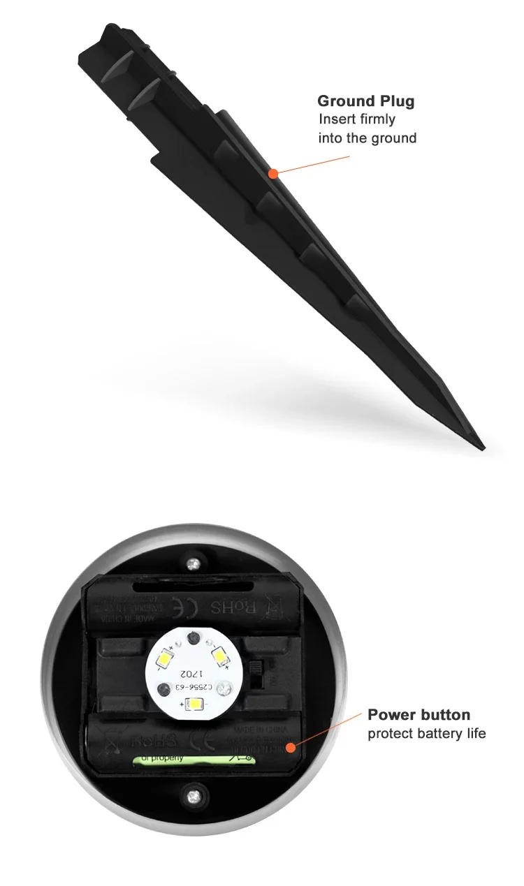 Description Picture 5 of itemSolar Outdoor Lights Garden Lantern Solar Powered Lamp Waterproof Landscape Lighting Pathway Yard Lawn Garden Decoration