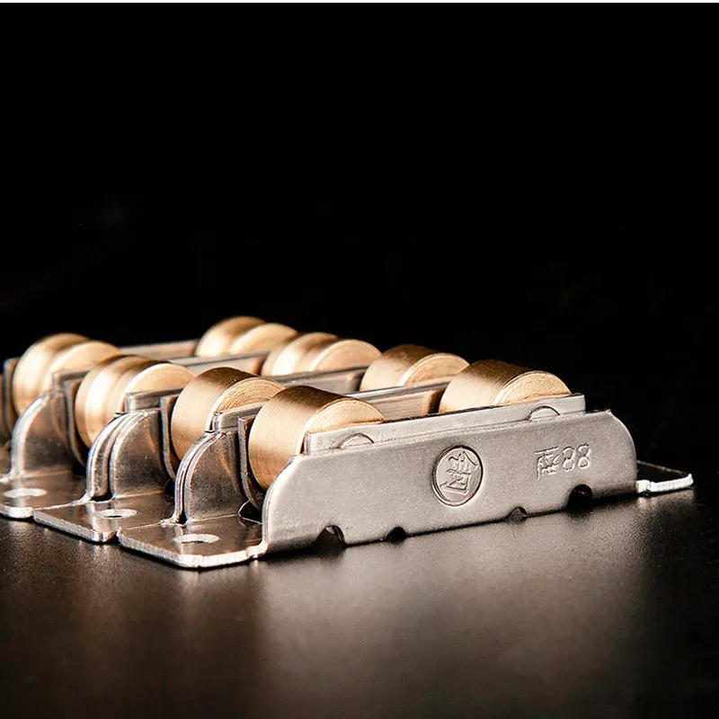 Description Picture 6 of item4pcs Plastic Steel Door and Window Pulley Track Accessories Stainless Steel Old Sliding Door Pulley Window Sliding Door Roller