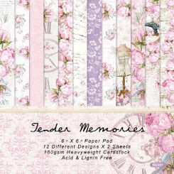 KSCRAFT 24 Sheets Vintage Scrapbooking Pads Paper Origami Art Background Paper Card Making DIY Scrapbook Paper Craft