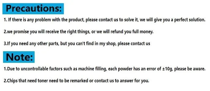 Description Picture 2 of item1Set/4PCS 500g MF752Cdw Toner for Iconic Brand CRG 069 069H CRG-069 CRG-069H Toner Powder