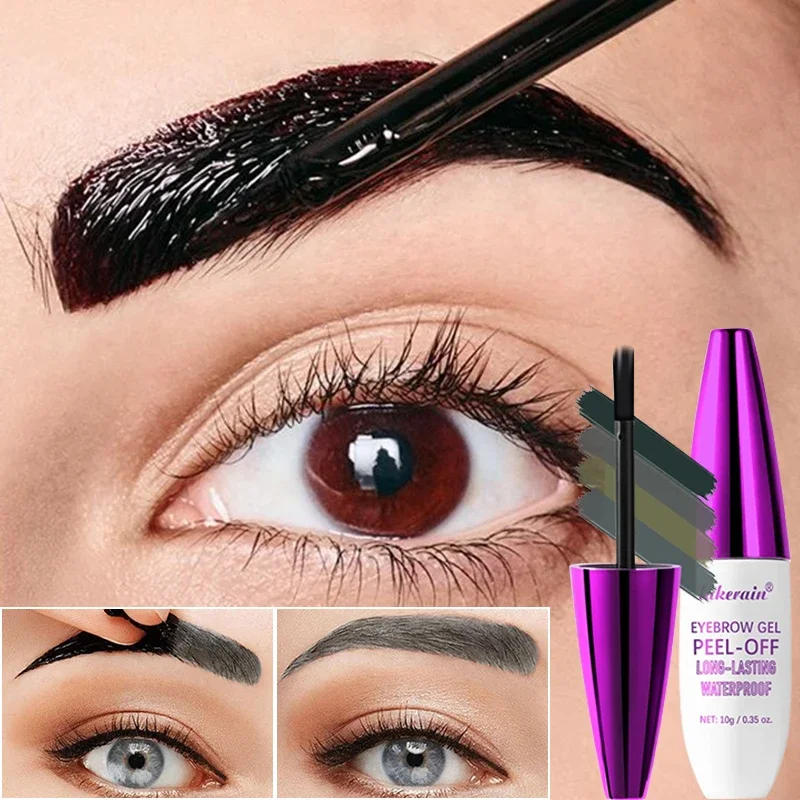 Description Picture 4 of itemWaterproof Tattoo Brow Peel Off Tint Eyebrow Gel Cream Semi-Permanent Eyebrow Tint Long-Lasting Smudge-Proof Easy To Apply