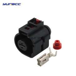 5 Sets 1 Pin Auto Engine Starter Connector 1K0973751 Motor Plug Waterproof Connectors 1K0 973 751 For Audi A6 A6L 1K0 973 751