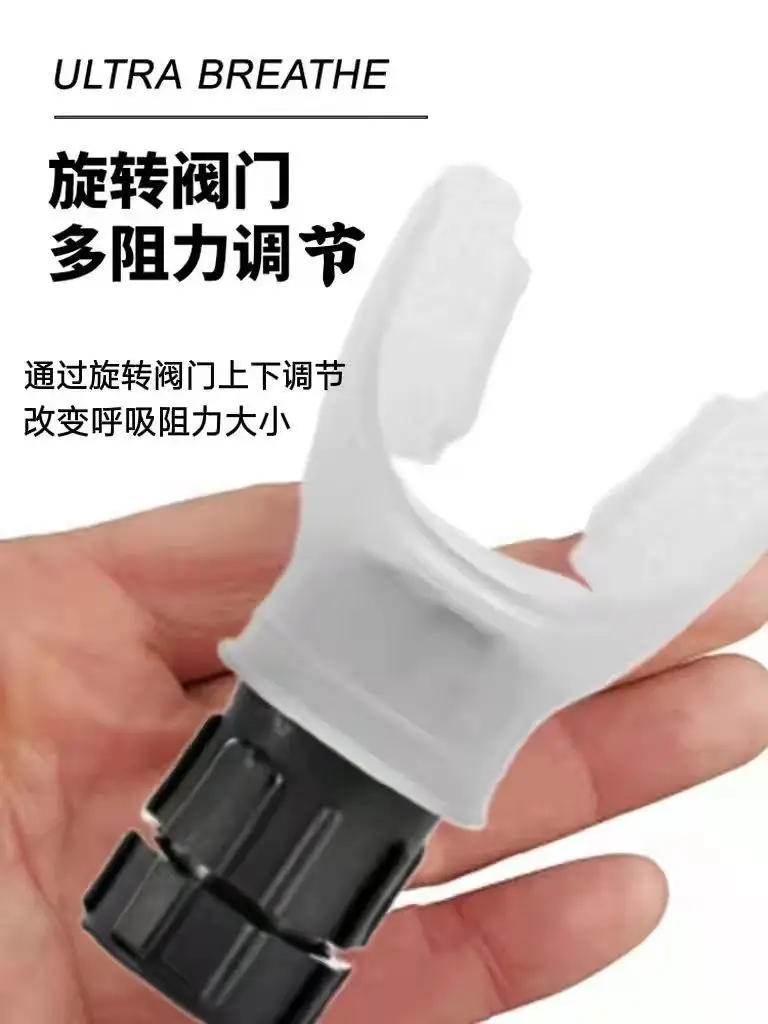 Description Picture 6 of itemSports Breathing Trainer Exercise Lung Face Mouthpiece Respirator Fitness Equipment for Household Healthy Care Accessories