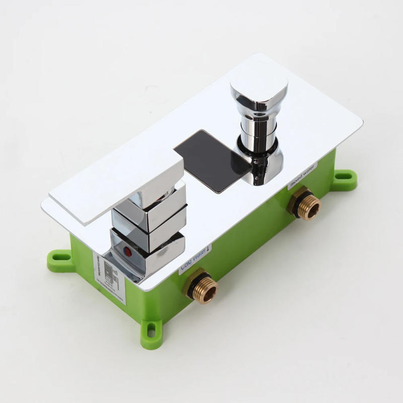 Description Picture 4 of itemYANKSMART Bathroom Shower Mixer Control Valve Wall Mounted Showers Faucet Solid Brass Bath Accessories Digital Display Valve