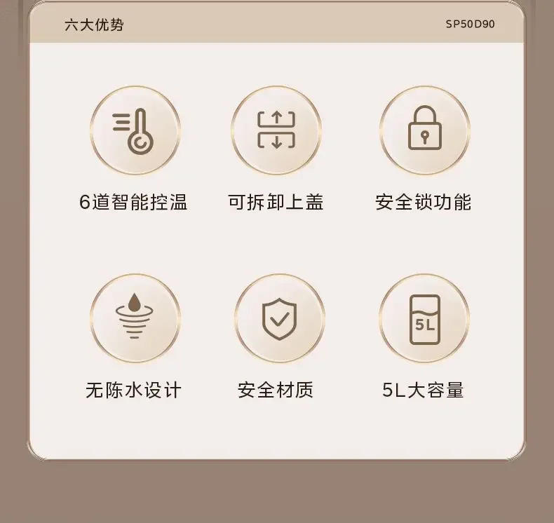 Description Picture 3 of itemMidea thermostatic electric kettle smart electric water bottle insulation fully automatic home temperature control kettle