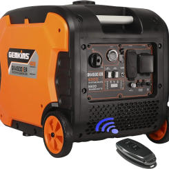 4500 Watt Portable Inverter Generator Electric Start + Remote Controller Ultra Quiet RV Ready Camper Friendly