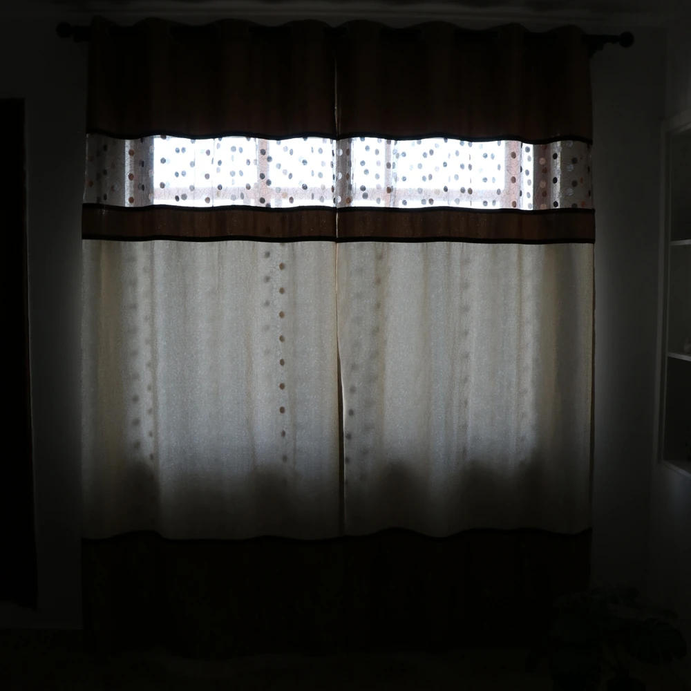 Description Picture 3 of itemLuxury Modern Chenille Curtains Stitching Bird Nest Bedroom Living Room Coffee French Window Treatment Cortinas WP221C