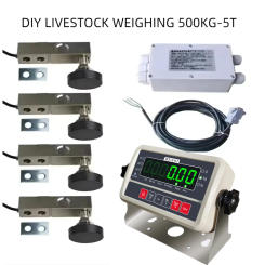 Livestock Weighing Sensor Loadmeter Diy Scale Pig And Cattle Weighing Mini Truck Scales 500kg-20 Tons 110v-220v Built-in Battery