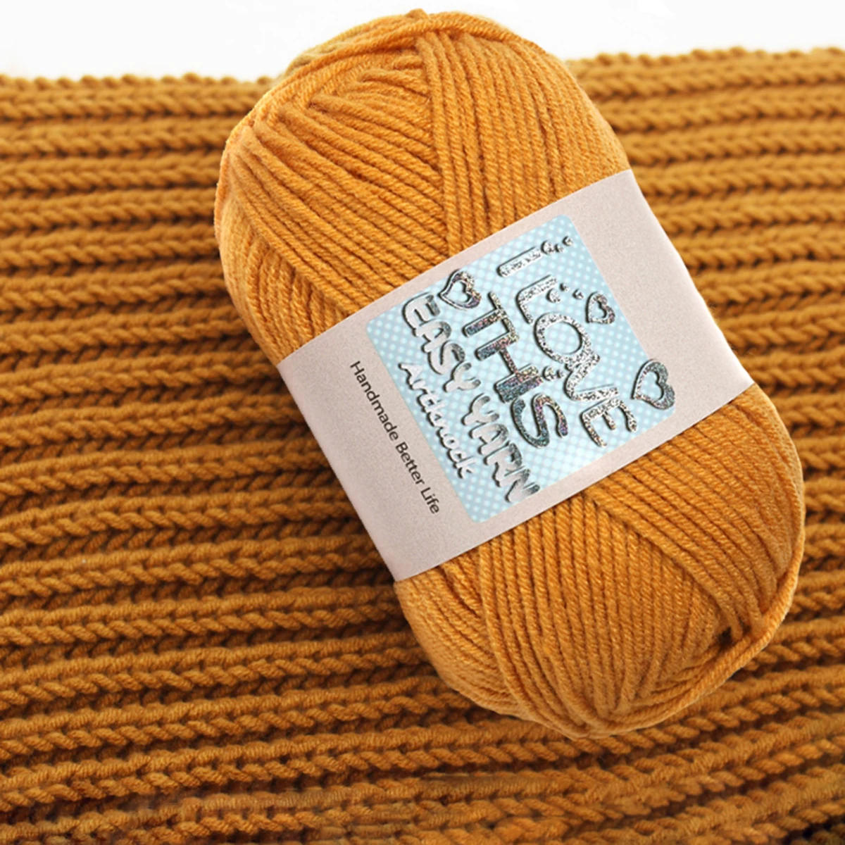 Description Picture 4 of item2pcs Knitting Yarn Worsted Crochet Yarn Thread Hand Knitting Line Dyed DIY Crochet