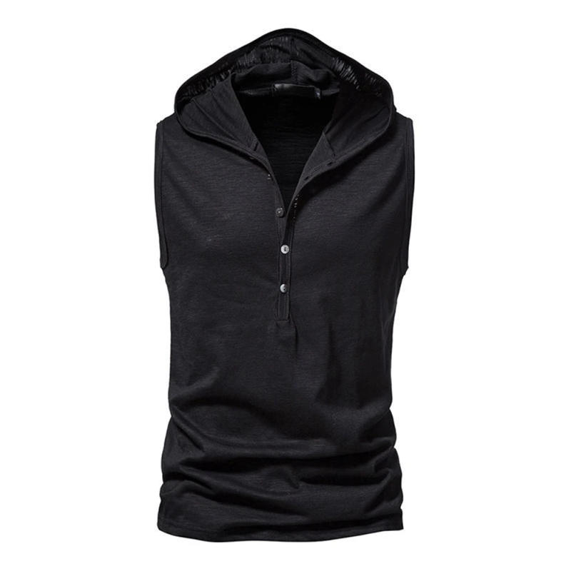 Description Picture 4 of itemBrand New High Quality T Shirt Top Casual Tee Comfortable Fashion Hooded Sleeveless Soft Stylish Tank Top Vest