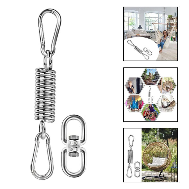 Description Picture 2 of itemSuspension Chair Swing Spring Hanging Basket Buffer Stainless Steel Spring Outdoor Swing Chair  Accessories