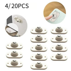 4/20Pcs Wheels For Furniture Stainless Steel Roller Self Adhesive Caster Home 360 Degree Load Bearing Swivel Universal Wheel