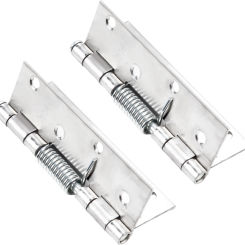 Spring Door Hinge for Cabinet, Self Closing Mechanism, Made of 304 Stainless Steel, Ensures Durability and Functionality