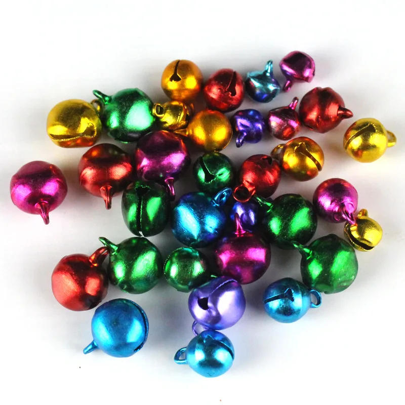 Description Picture 6 of item30pcs 6-mm Jingle Bells Aluminum Small Loose Beads for Festival Party/Hanging Christmas Tree Decoration/DIY Crafts Accessories
