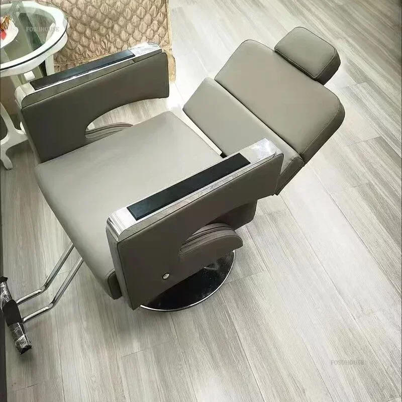 Description Picture 5 of itemHairdressing Swivel Barber Chairs Recliner Adjustable Hair Cutting Chair Comfortable Spa Home Furniture Beauty Salon Armchairs