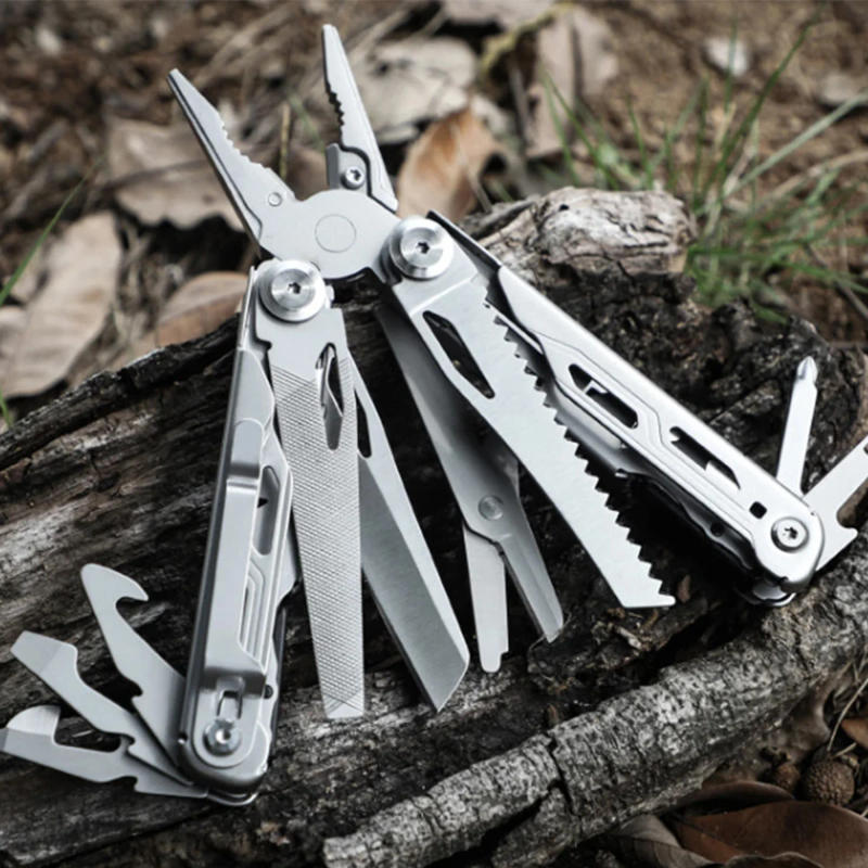 Description Picture 3 of itemMulti-functional Pliers Stainless Steel Outdoor Multi-purpose Tool Emergency Knife and Scissors Combination Needle Nose Pliers