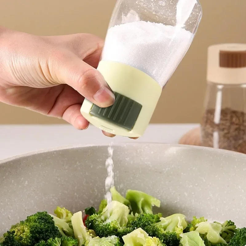 Description Picture 4 of itemKitchen Quantitative Salt Shaker Metering Seasoning Bottle Spice Pepper Sugar Dispenser Can Condiment Storage Jar Containers