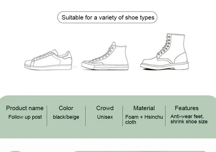 Description Picture 4 of itemHeel Sticker for Shoes Insoles Patch Heel Pads for Sport Shoes Pain Relief Antiwear Feet Pad Back Sticker Cushion Inserts Insole