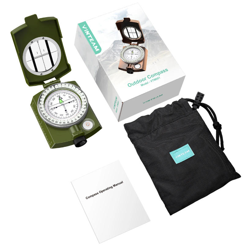 Description Picture 5 of itemMultifunction Waterproof Military Metal Sighting Compass With Floating Dial For Hiking Camping Climbing Biking