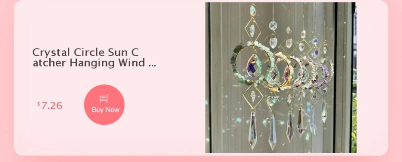 Description Picture 3 of itemCrystal SunCatcher Prisms Hanging Rainbow Chaser Window Wind Chime Tree of Life Car Art Hanging Pendant Home Garden Decoration
