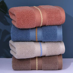 Face Towel Pure Cotton Adult Face Wash And Bath Household Cotton Face Towel Soft Quick Dry And Thickened Absorbent Towel 34x75cm