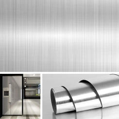 Self-Adhesive Waterproof oil-proof freezers Refurbished kitchen cabinets cooktop stickers elevator wallpaper metal brushed film