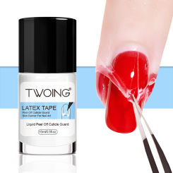 15ml Nail Peel Off Liquid Anti-Overflow Glue Edge Latex Tape, Peel OffCuticle Guard Nails Finger Lacquer Protector