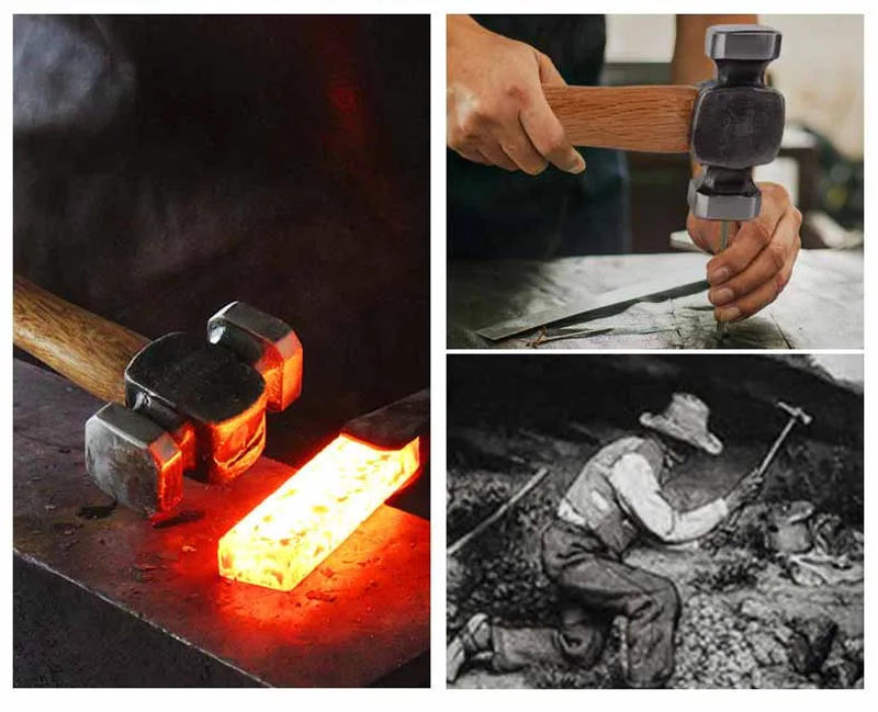 Description Picture 3 of itemAccessories for Hand-forged Tools with Wooden Handles for Household Use Portable Woodworking Professional Hand Tools Hammers