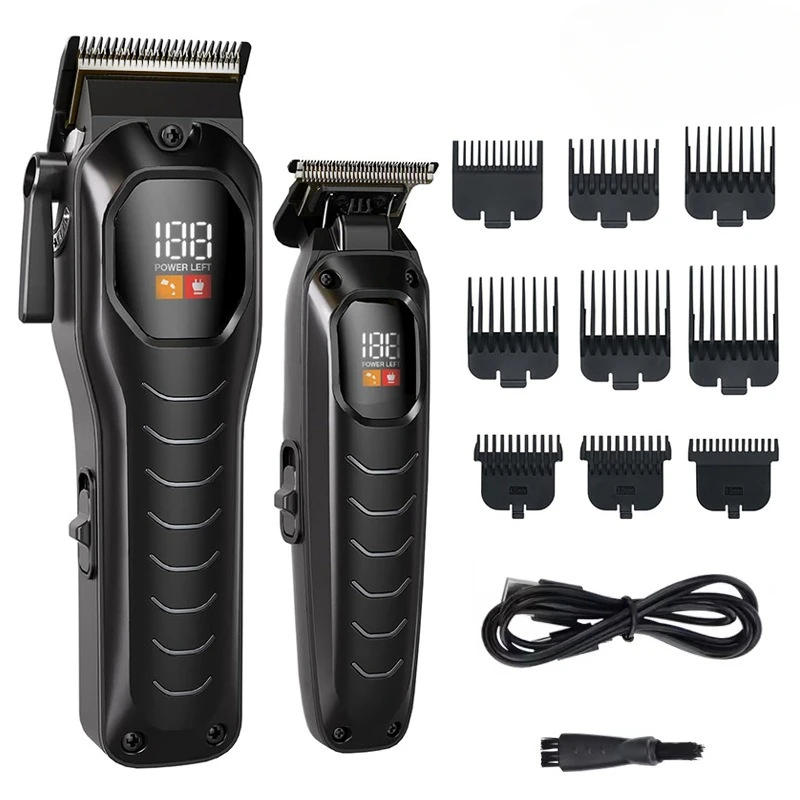 Description Picture 2 of itemProfessional Hair Clipper High Speed Electric Trimmer Salon LED Display Type-c Hair Cutting Machine for Man Barber
