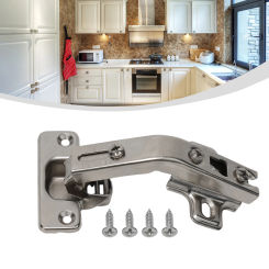 1PCS Corner Cabinet Door Hinges Kitchen Cupboard Combination 135 Degree With Screws Furniture Soft Close Door Hardware