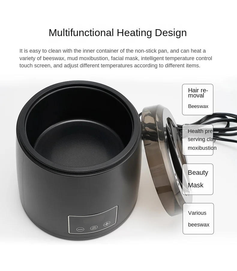 Description Picture 5 of item110V/220V Multi-Functional Wax Melter with Digital Display and Non-Stick Pot - Perfect for Hair Removal and Candle Making