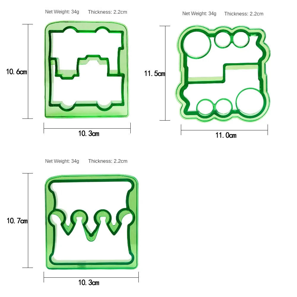 Description Picture 5 of itemSandwich Cutter Mold Star Heart Puzzle Shape Bread Knife Biscuits Mold Sandwich Sealer Baking Pastry Tools Cake Kids Lunch Maker