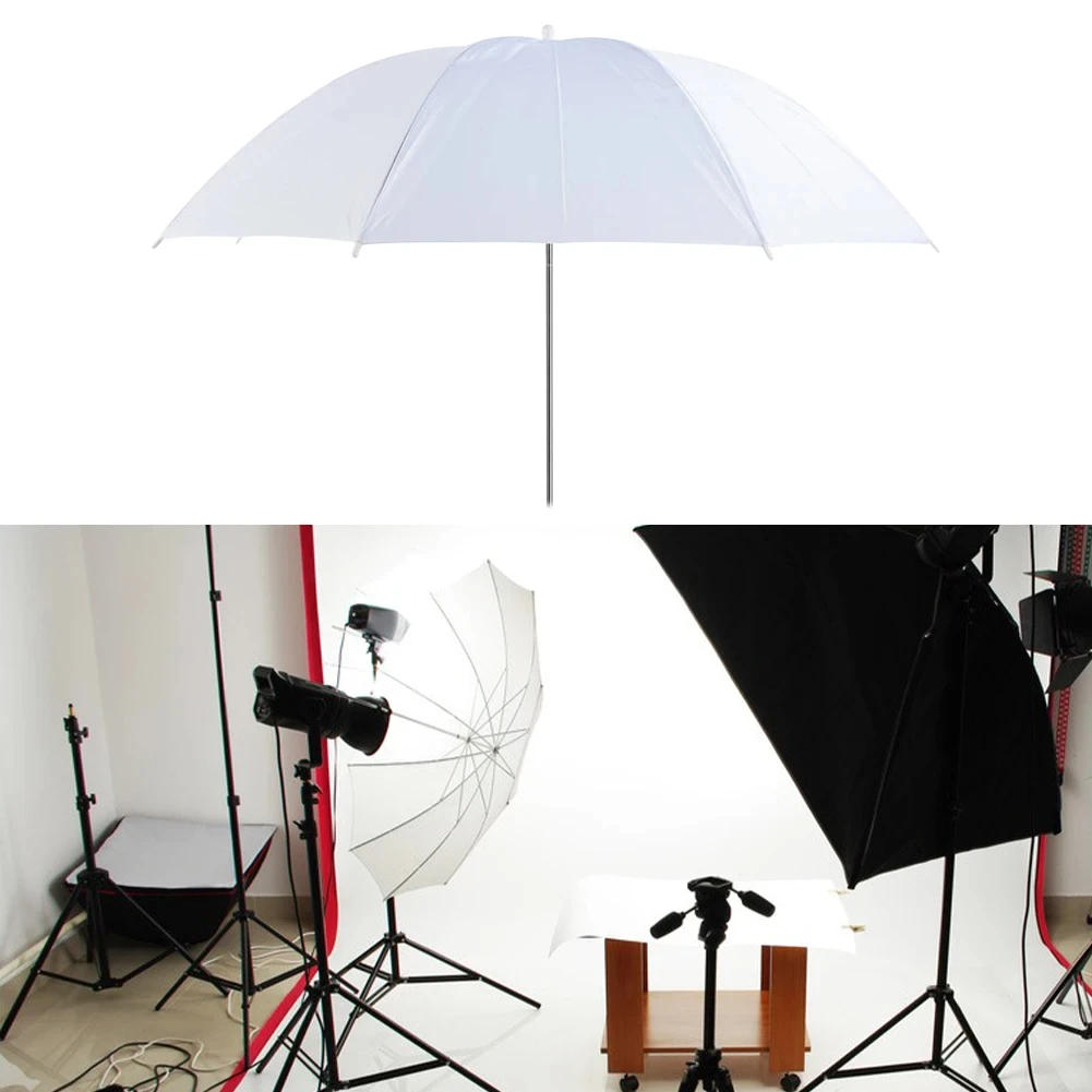 Description Picture 3 of item20inch Photo Studio Lighting Flash Translucent White Shooting Daylight Reflector Foldable Soft Umbrella For Photography