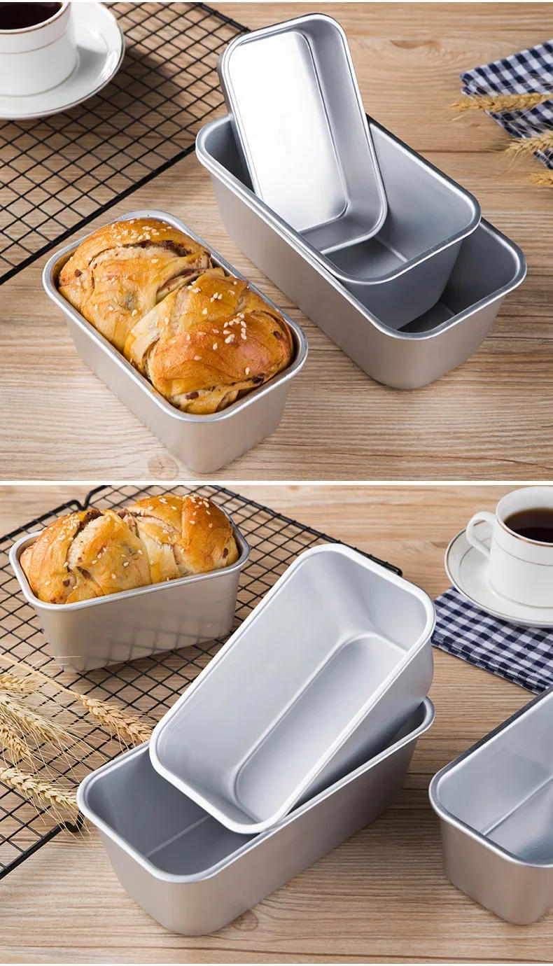 Description Picture 2 of itemCarbon Steel Rectangular Bread Mold Non-Stick Cake Pan Mini Toast Mold Cake Baking Tray Loaf Pan Kitchen Baking Tools Bakeware
