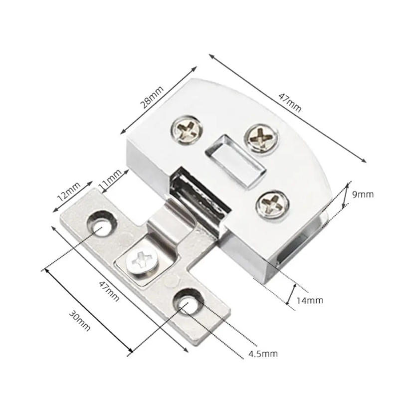 Description Picture 5 of itemMetal Glass Clip Hinge Furniture Accessories Hinge Protector Display Cabinet Hinge Multifunctional Hardware Glass Door Clamp