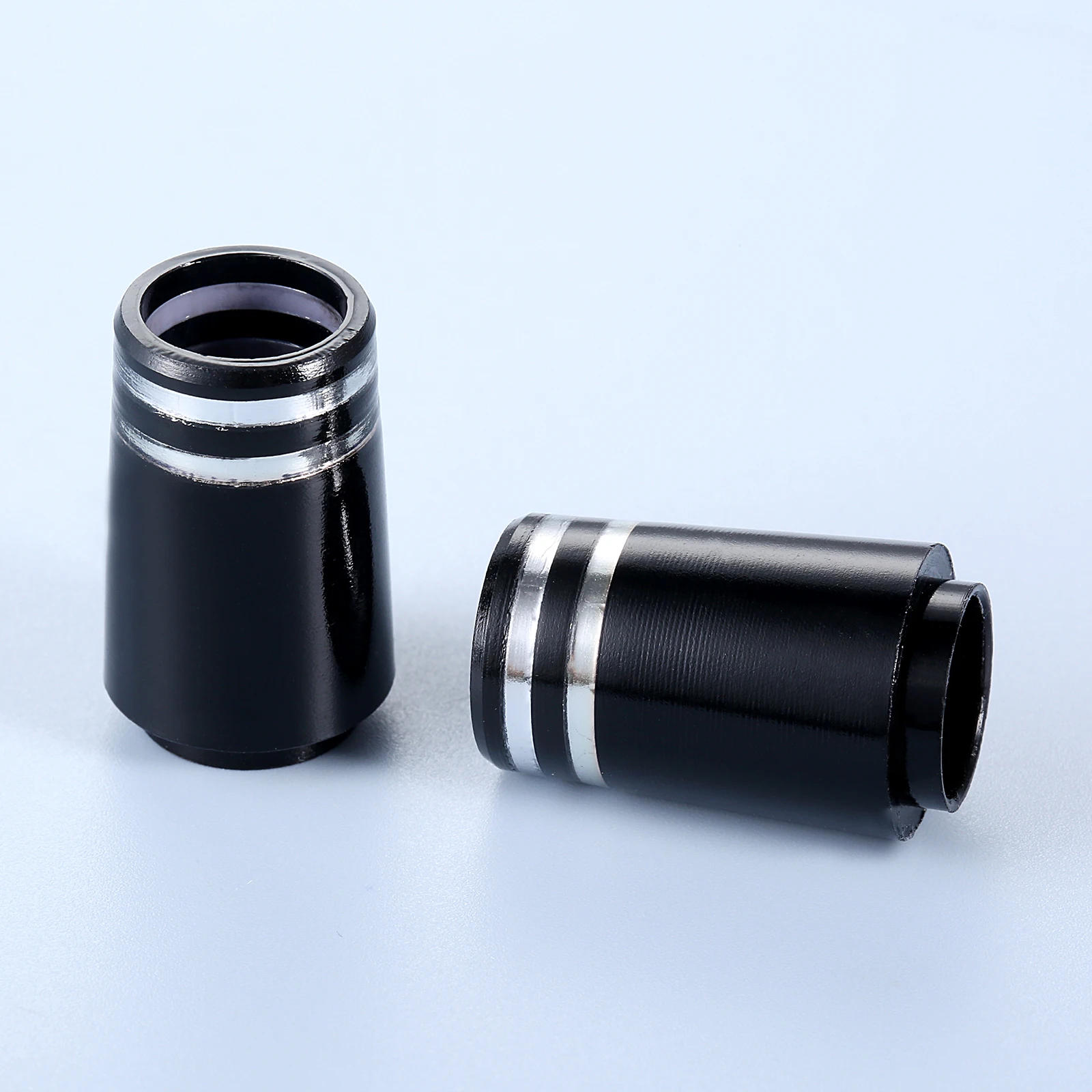 Description Picture 6 of item10Pcs Tip Size 0.370 Plastic Golf Ferrules Sleeve Ferrule with Two Silver Ring 9.4x22.04x13.6mm for Iron Club Shafts Accessories