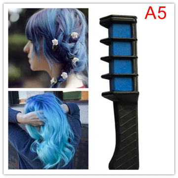 Hot Sale 1PC Disposable Temporary Dye Stick Mini Hair Dye Comb Hair Dye Chalk Make Up Hair Dye Brush