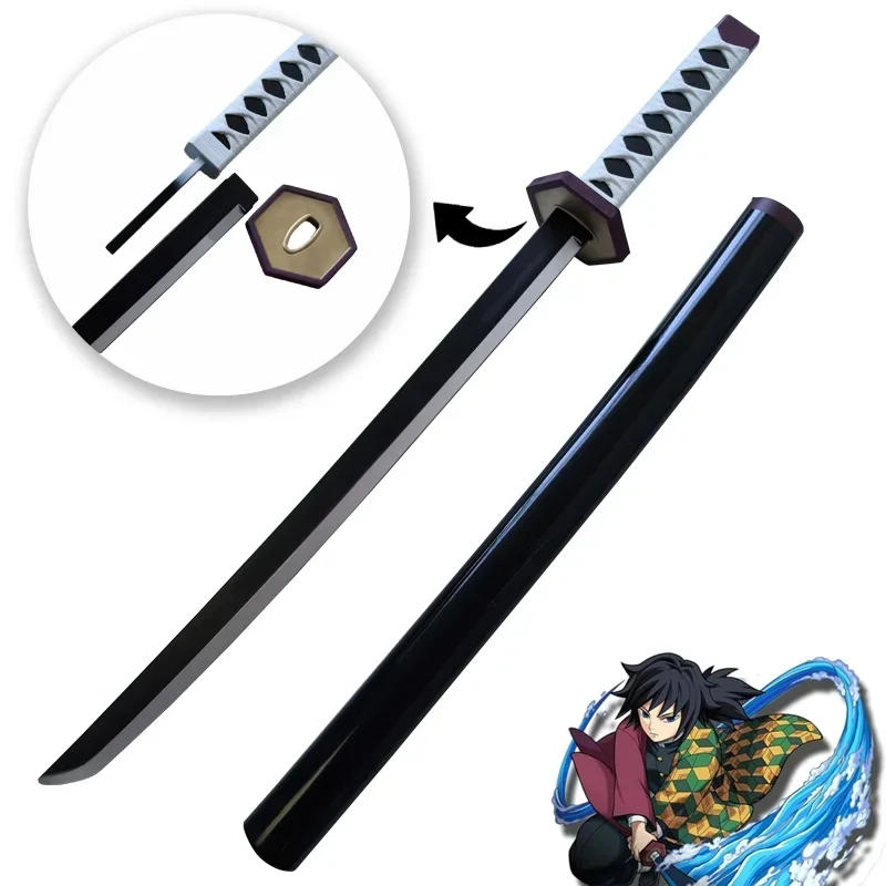 Description Picture 5 of itemCosplay Demon Slayer Katana Original Anime Sword Weapon Assembled Agatsuma Zenitsu Shinazugawa Sanemi Swords 72cm