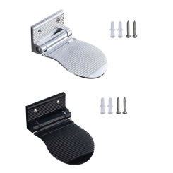Shower Foot Rest Modern Folding Foot Rest for Shower Heavy Duty Metal Shower Foot Rest for Shaving Legs Aid Shower Step