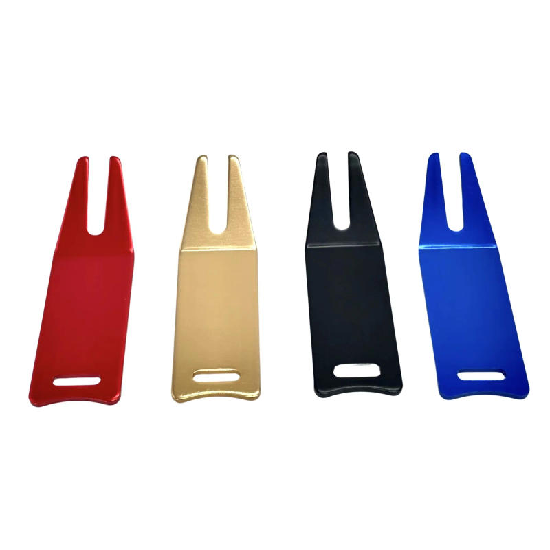 Description Picture 3 of item1pc ,Golf divot repair tool Lawn putting Green fork Aluminum Alloy Pitchforks Divots club ball accessories Pitch Groove Cleaner