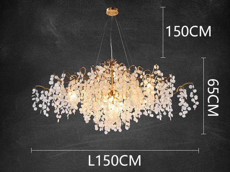 Description Picture 6 of itemModern Ceiling chandelier Chandeliers for dining room hanging light fixture pendant light lamps for living room indoor lighting
