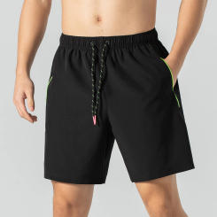 Men Pants Fashion Casual Surfing Sports Shorts Panty Loose Wide Leg Workout Fittness Knee Length Trousers For Male Daily