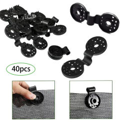 Shade Net Fixing Clip Greenhouse Film Clip Greenhouse Shading Net Clips Anti-hail Awning Tent Clamp Plastic Garden Tools