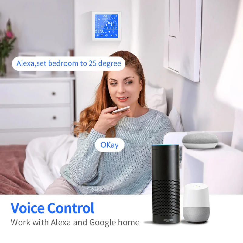 Description Picture 3 of itemTuya WiFi Smart Thermostat Temperature Controller for Water/Electric Floor Heating Gas Boiler Works with Alexa Google Home