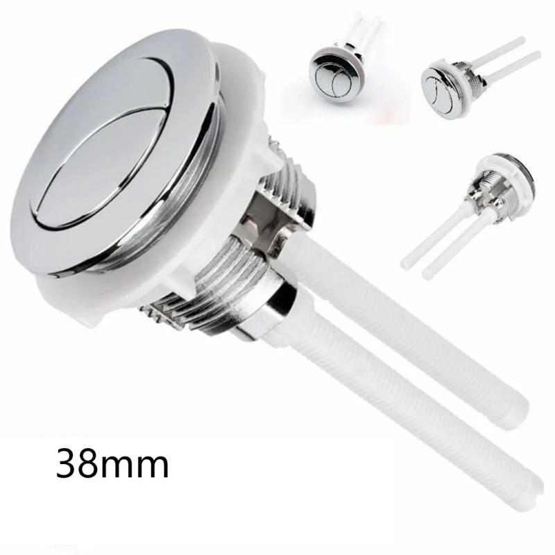 Description Picture 3 of itemDual Flush 38mm Toilet Tank Round Valve Push Button Water Saving For Cistern Plastic Parts Bathroom Replacement Accessories