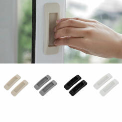 Easy To Install Cabinet Sliding Door Handle Ergonomic Finger Grips Seamless With Decor Styles Strong Properties