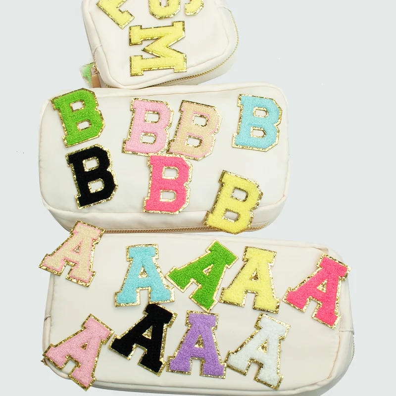 Description Picture 2 of item1pc Felt Letter Alphabet sticker Stick on Patches Chenille Letter For DIY Personalized Craft 5.5cm English Applique