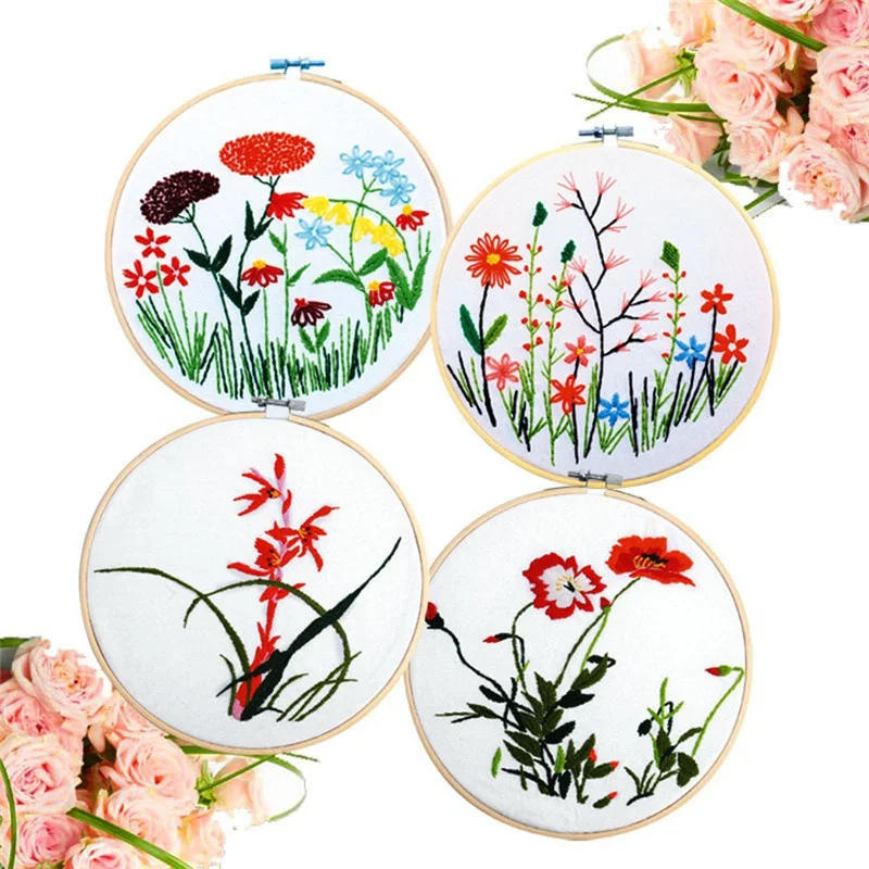Description Picture 3 of item10pcs/Lot Dia 3-12inch Round Embroidery Hoops Wooden Beech Cross Stitch frame Hoops Craft Embroidery Tools